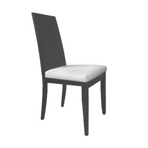 Stuhl "Anna 3D"  mit Husse, Sitz- und Rückenpolster (zzgl 9,90 € Husse)